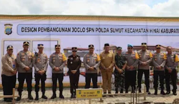  Kapolda Sumut Letakkan Batu Pertama Pembangunan Joglo di SPN Hinai