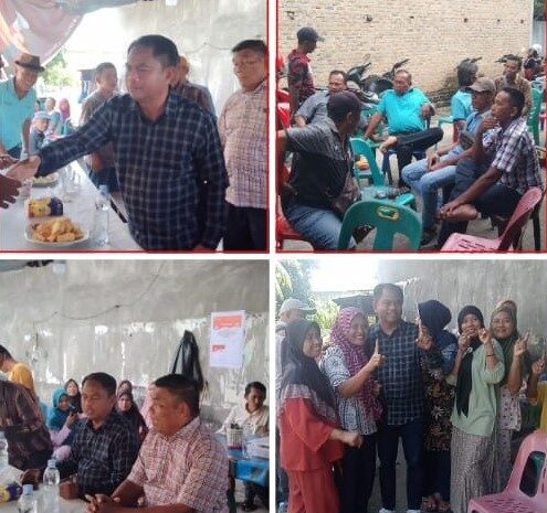  Sapa Masyarakat Desa Sei Bamban, Calon Bupati Sergai Darma Wijaya Fokus pada Pertanian dan Infrastruktur