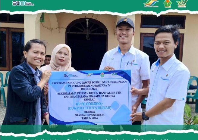  PTPN IV Reg II Kebun Dan Pabrik Teh Kembali Salurkan Bantuan CSR