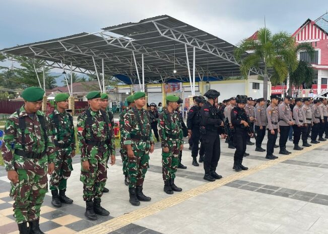  Polres Morowali Gelar Pengamanan Debat Publik Perdana Pilkada 2024 Kabupaten Morowali