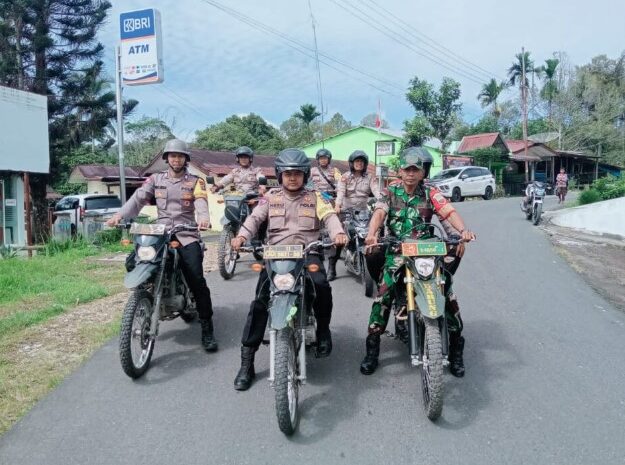  TNI – Polri Patroli Sinergitas Ciptakan Keamanan Yang Kondusif di Kabupaten Pakpak Bharat