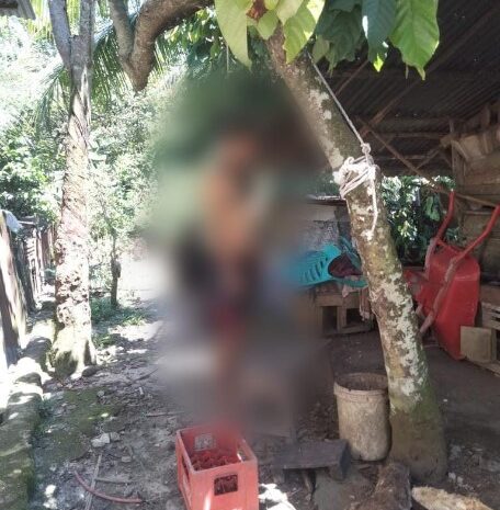  Polsek Tanah Jawa Evakuasi Korban Bunuh Diri