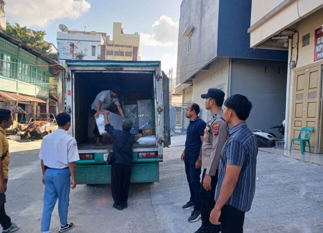  Polres Sibolga Perketat Penganan Gudang Logistik KPU