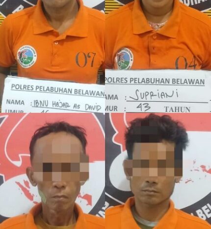  Ini Para Pelaku Narkoba Yang Ditangkap di Gang Turi Tanjung Mulia