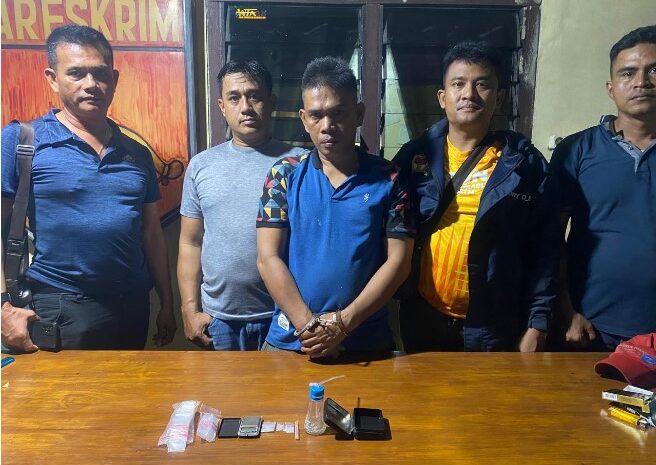  Polsek Bosar Maligas Berantas Pengedar Sabu di Nagori Teluk Lapian