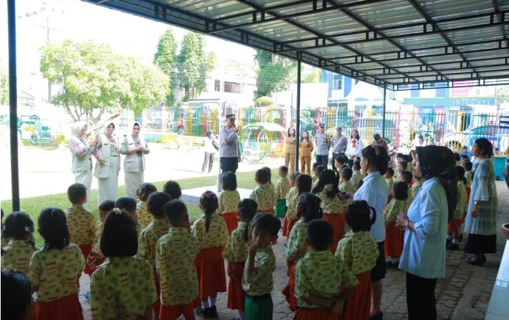  Polisi Sahabat Anak Pencegahan Penculikkan Anak, Polres Sibolga Sambangi Sekolah TK