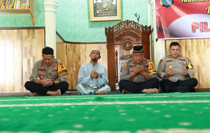  Polres Binjai Gelar Khatam dan Doa Bersama Dalam Rangka Pilkada Damai