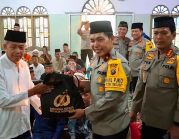  Kapolres Pelabuhan Belawan Dampingi Wakapolda Subuh Keliling