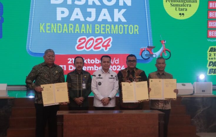  Optimalkan Pemungutan Pajak dan Opsen, Pemkab Sergai Teken Kerja Sama Dengan Pemprov Sumut