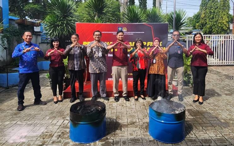  Pemusnahan Arsip Kantor Imigrasi Belawan
