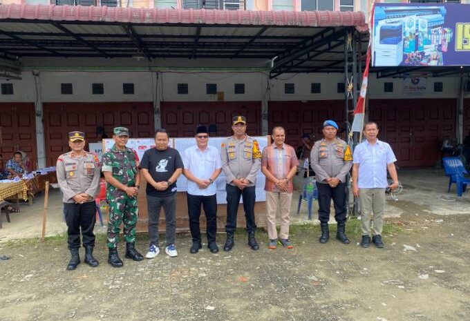  Kapolres Labusel Bersama Forkopimda Pantau Situasi TPS