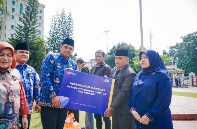 Pimpin Upacara Hut Korpri Ke -53, Bobby Nasution Sampaikan 7 Pesan Presiden Prabowo