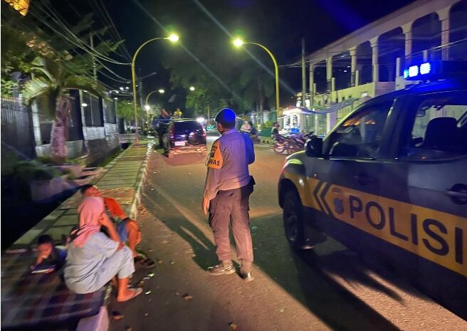  Minimalisir Aksi Kejahatan, Polres Sibolga Laksanakan Patroli Gabungan Tiga Pilar Dan Razia