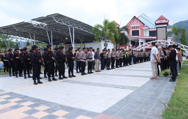  Polres Morowali Perketat Pengamanan Debat Publik Kedua Pilkada 2024, Pastikan Kondisi Aman dan Kondusif