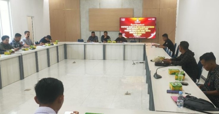  KPU Morowali Gelar Rakor Terkait Kampanye di Media dan Kampanye Rapat Umum Paslon Kepala Daerah