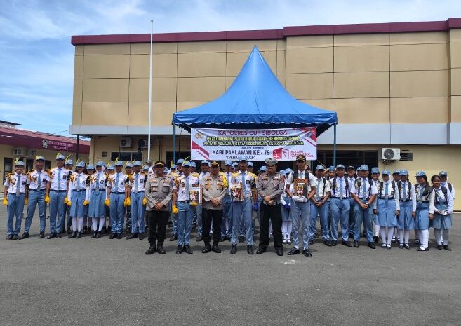  Polres Sibolga Laksanakan Lomba PBB Tingkat SLTA Se-Kota Sibolga