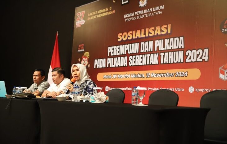  KPU Sumut Selenggarakan Sosialisasi Perempuan dan Pilkada Pada Pilkada Serentak Tahun 2024