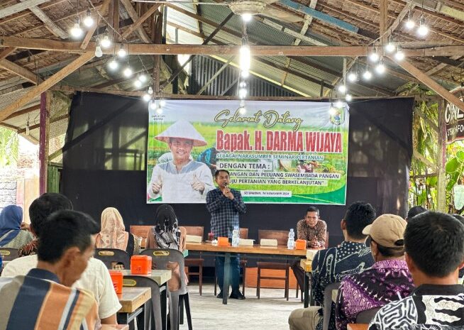  Calon Bupati Sergai Darma Wijaya Dorong Petani Tingkatkan Hasil Pertanian Padi