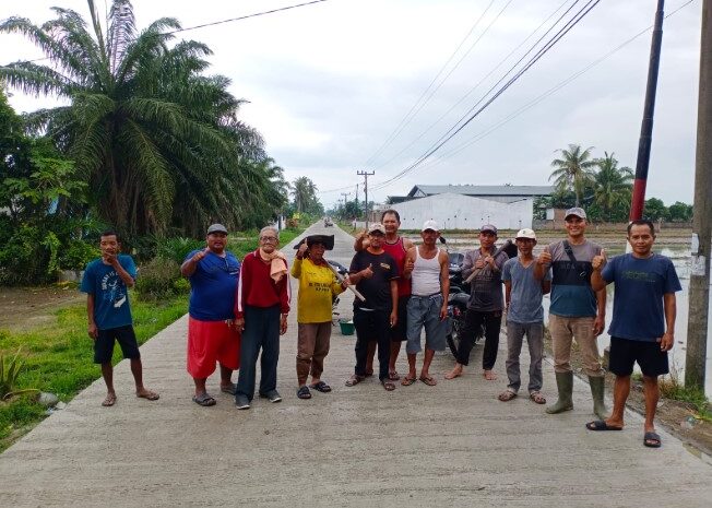  Masyarakat Desa Sei Rejo Apresiasi Pembangunan Jalan oleh Pasangan Dambaan