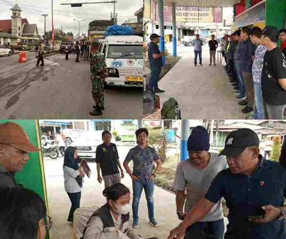  Polres Dairi Tes Urine Supir Angkutan Umum, Pastikan Keselamatan Penumpang Selama Libur Nataru