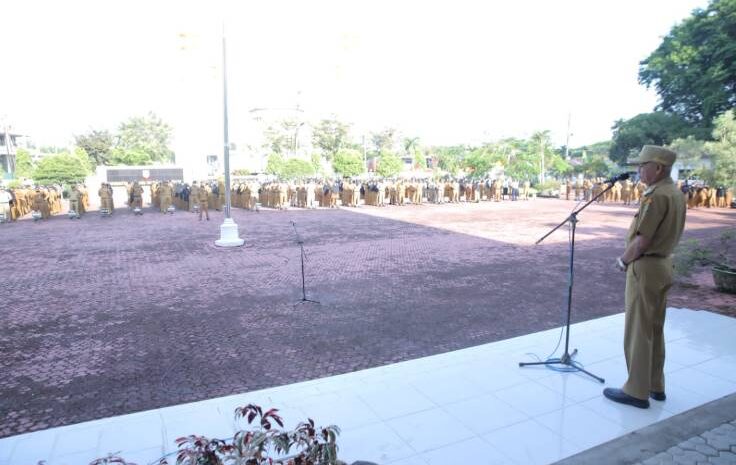  Bupati Asahan Pimpin Apel Gabungan Bulan Desember 2024