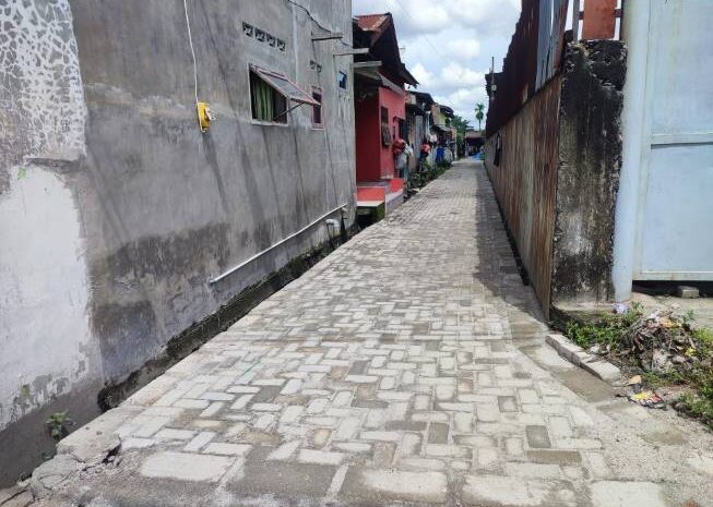  Tingkatkan Aksesibilitas Warga, Pemko Medan Rehabilitasi Jalan Lingkungan di Medan Deli