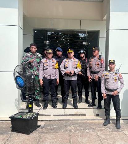  Polres Morowali Selidiki Kebakaran Kantor KPU Morowali