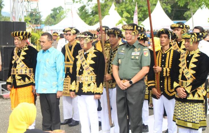  Danrem 132/Tdl di Dampingi Dandim 1311/Morowali Hadiri Peringatan Hut Morowali Ke-25