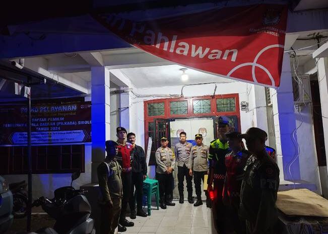  Polres Sibolga Laksanakan Patroli Tiga Pilar dan Razia Cegah Kejahatan Jalanan