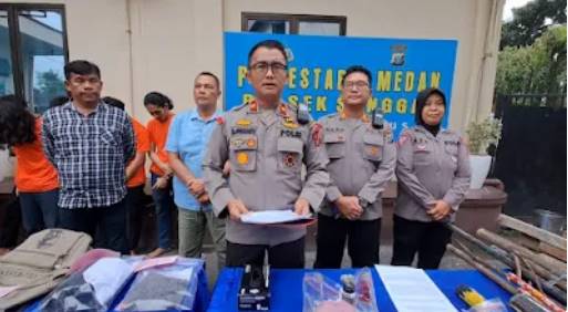  Polsek Sunggal Tetapkan 13 Mahasiswa Tersangka Pembakaran Sepeda Motor