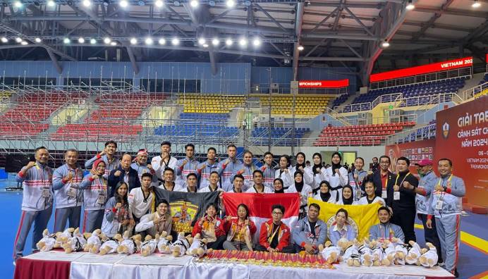  Polwan Polda Sumut Ukir Prestasi di Asian Police Taekwondo Championship 2024