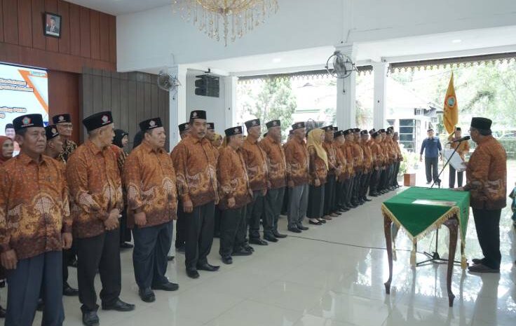  Pelantikan dan Pengesahan Pengurus PWRI Kecamatan se-Kabupaten Asahan Periode 2024-2029