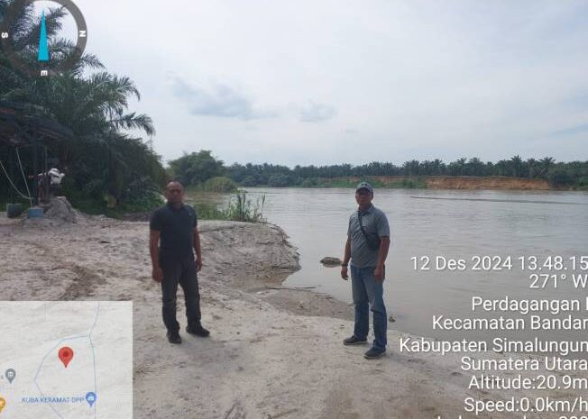  Polres Simalungun Kembali Selidiki Dugaan Tambang Pasir Ilegal di Desa Perdagangan II