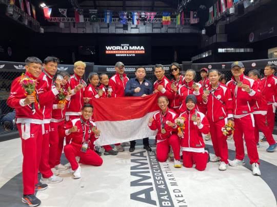  Polwan Polda Sumut Raih Medali Perunggu di World MMA Championship 2024