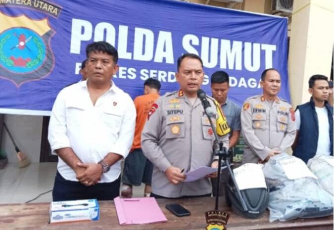  Polres Sergai Ungkap Kasus Siswi SMP Ditemukan Tidak Bernyawa di Dalam Karung