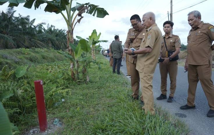  Bupati Asahan Tinjau Lahan Lokasi Rencana Pembangunan Lapas