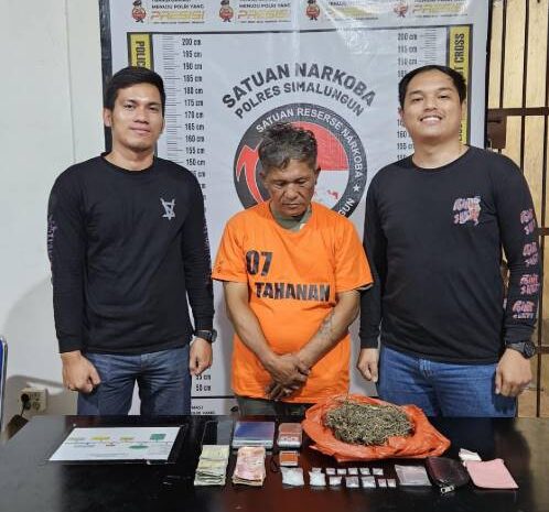  Satnarkoba Polres Simalungun Bekuk Dua Bandar Narkoba Dalam Sehari