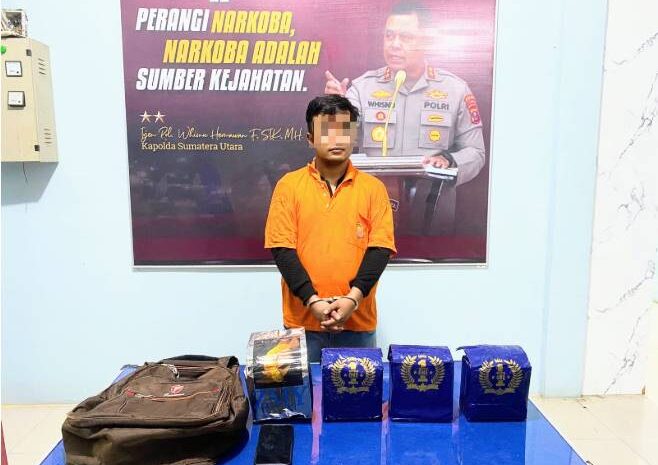  Satres Narkoba Polres Batubara Ringkus Pengedar Sabu, Barang Bukti 4 Kg