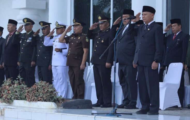  Bupati Asahan Ajak Seluruh Peserta Kenang Jasa Pahlawan Saat Pimpin Apel Bela Negara