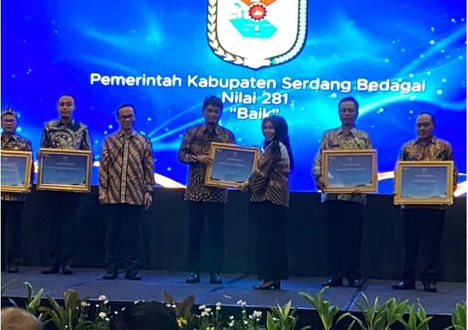  Pemkab Sergai Terima Penghargaan Sistem Merit, Buktikan Komitmen Pengelolaan ASN