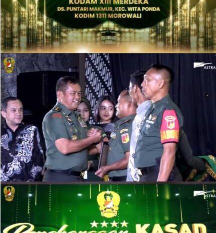  Morowali Raih Juara 1 Ketahanan Pangan & Juara Umum Kampung Pancasila 2024, Sejarah Baru dalam Kasad Award