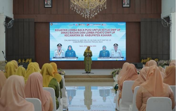  Meriahkan Hari Ibu ke-96 dan Hut Ke-25, DWP Kabupaten Asahan Gelar Lomba Puisi dan Pidato