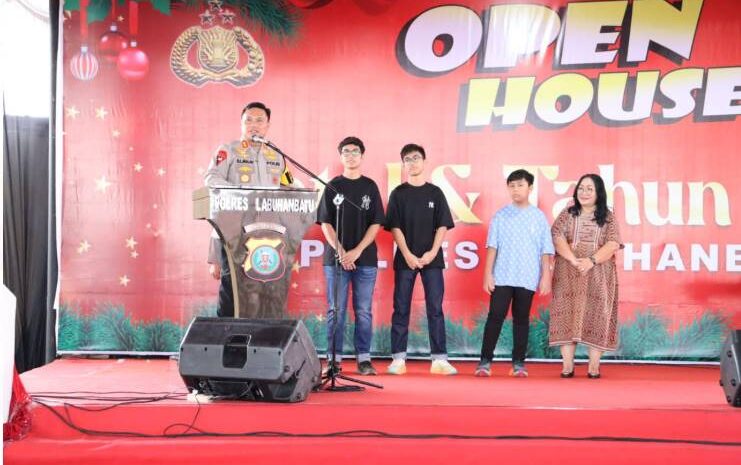  Polres Labuhanbatu Gelar Acara Cooling System Open House, Syukuran Natal dan Tahun Baru 2025