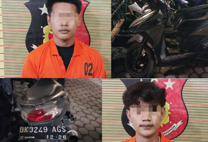  Tikam Korban 4 Kali, Dua Remaja Ditangkap Polsek Hamparan Perak