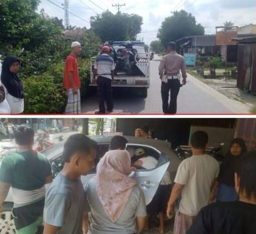  Unit Sat Lantas Polres Sergai Gerak Cepat Tangani Laka lantas Di Dolok Masihul Satu Orang Meninggal Dunia