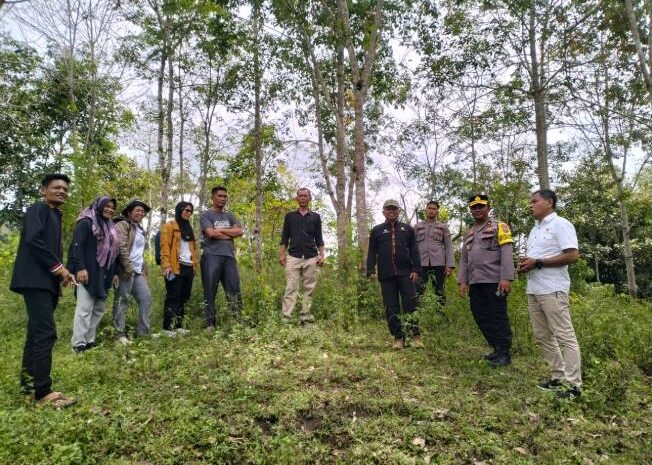  Polres Pakpak Bharat Cek Lahan Penanaman Bibit Jagung Serentak