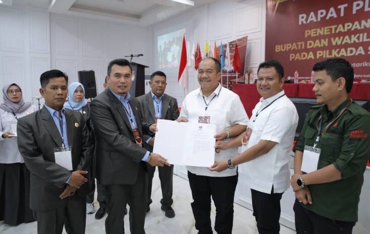  KPU Tetapkan Pasangan Calon Bupati dan Wakil Bupati Terpilih Kabupaten Asahan Tahun 2025