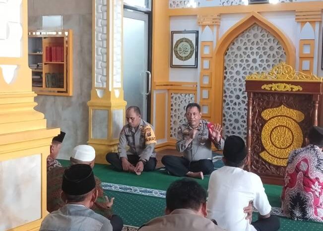  Jumat Curhat, Polres Sibolga Kunjungi Masjid Al-Jamil Sibolga