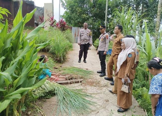  Kapolsek Sibolga Sambas Gelar Rembuk Ketahanan Pangan Dengan Camat