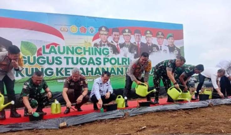  Polda Sumut Siapkan 548,37 Hektar Lahan Untuk Penanaman Jagung Serentak